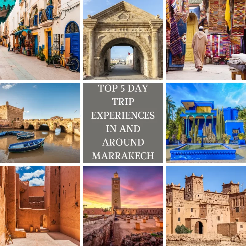 Top 5 Day Trip Experiences in and around Marrakech